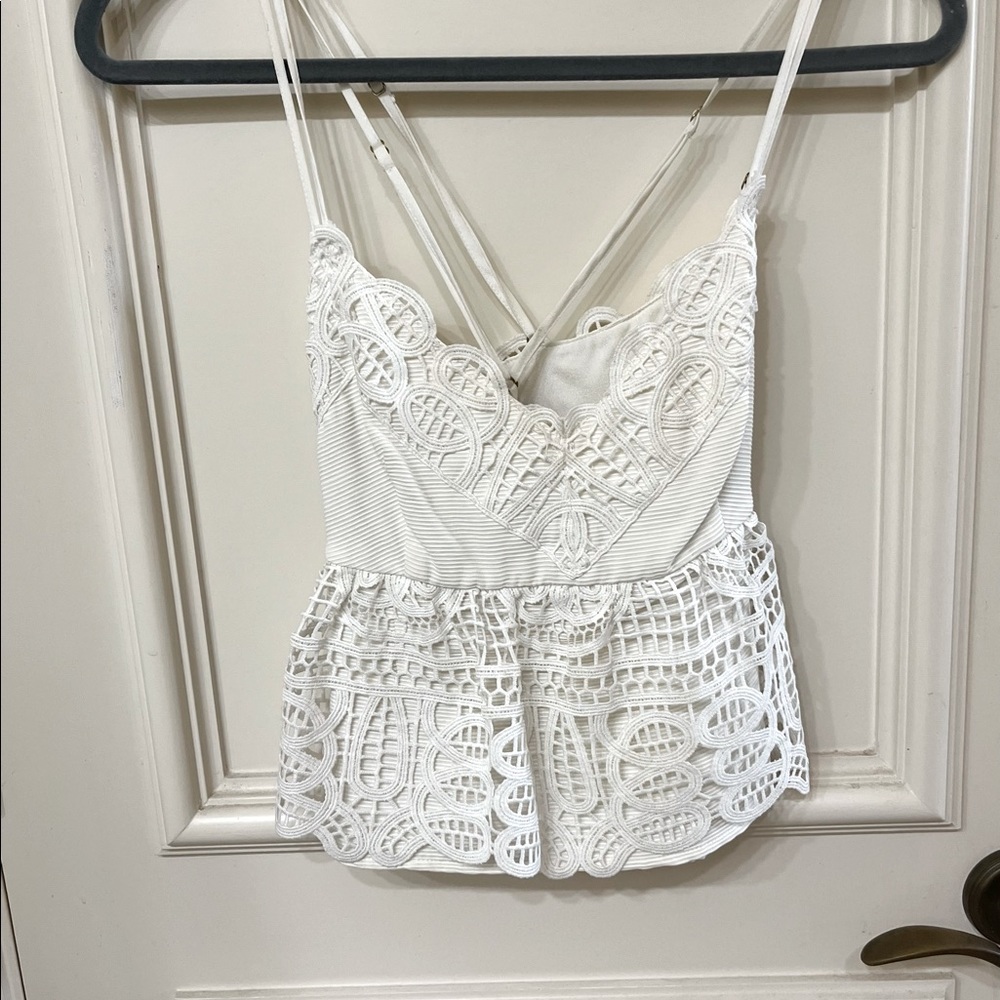 Gianna Bini Strappy Lace Cami S